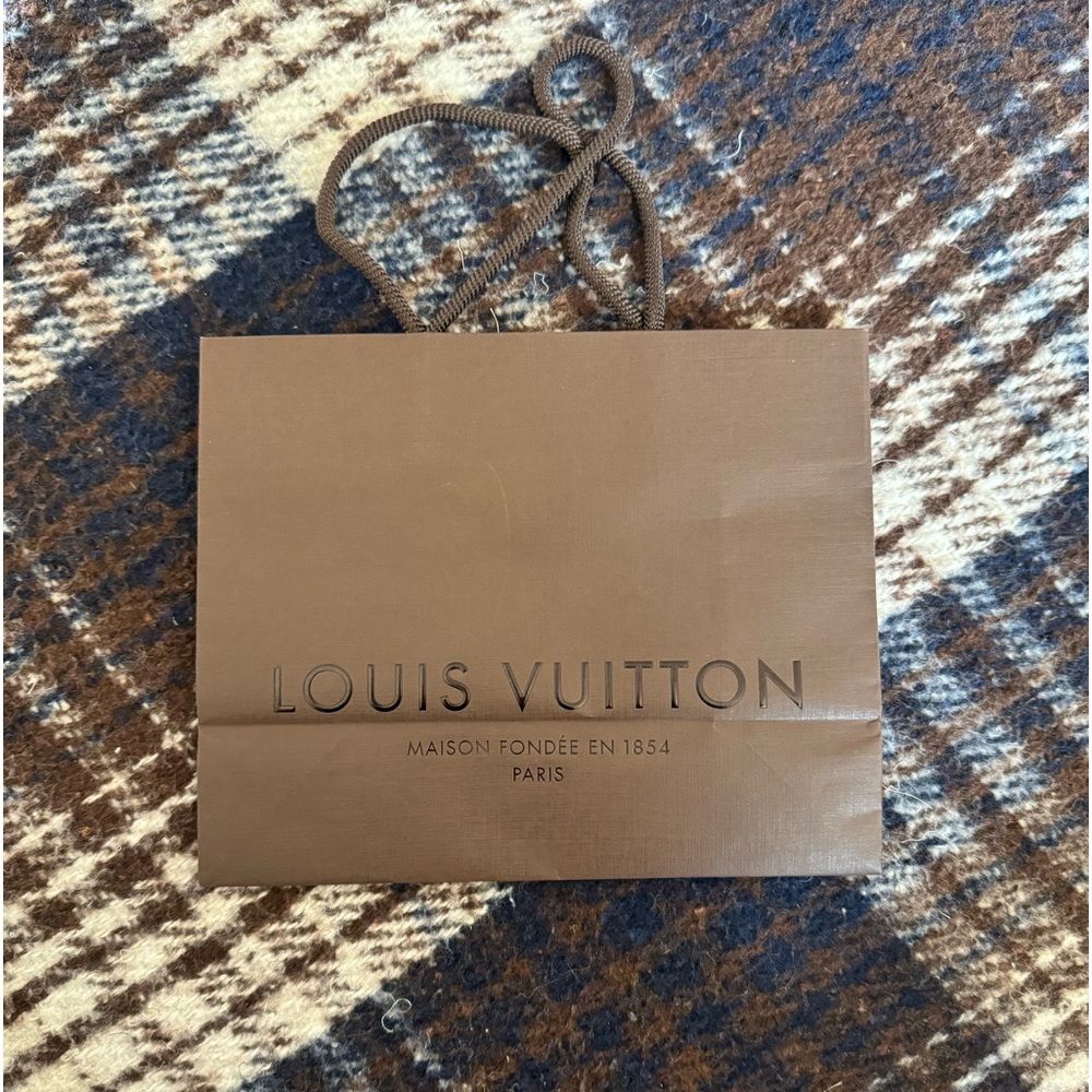 Brown Louis Vuitton paper bag